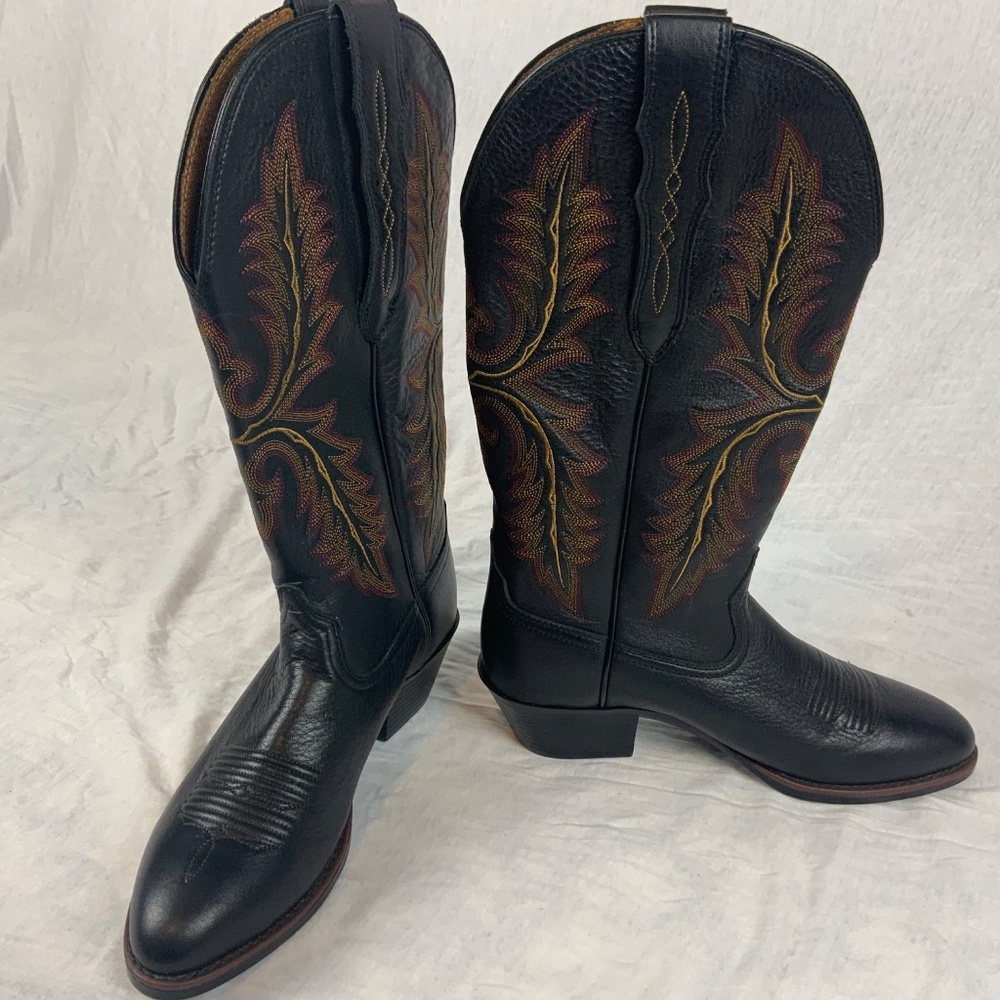Ariat Heritage Elastic Calf Western Boots — Women’s 7B — Black — New Without Box